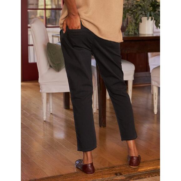 FRANK & EILEEN WICKLOW ITALIAN PERFORMANCE TWILL PANTS BLACK - Picture 2 of 8
